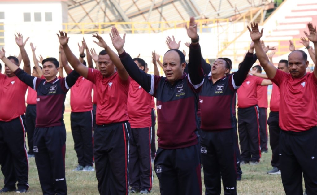 Sambut Hari Bhayangkara, Polresta Banda Aceh Gelar Olahraga Bersama Dengan Berbagai Hadiah Menarik