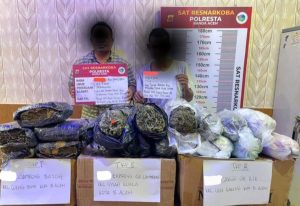 Polisi Tangkap 2 Pria Pengirim Ganja Melalui Ekspedisi Jaringan Aceh – Banten & Jakarta