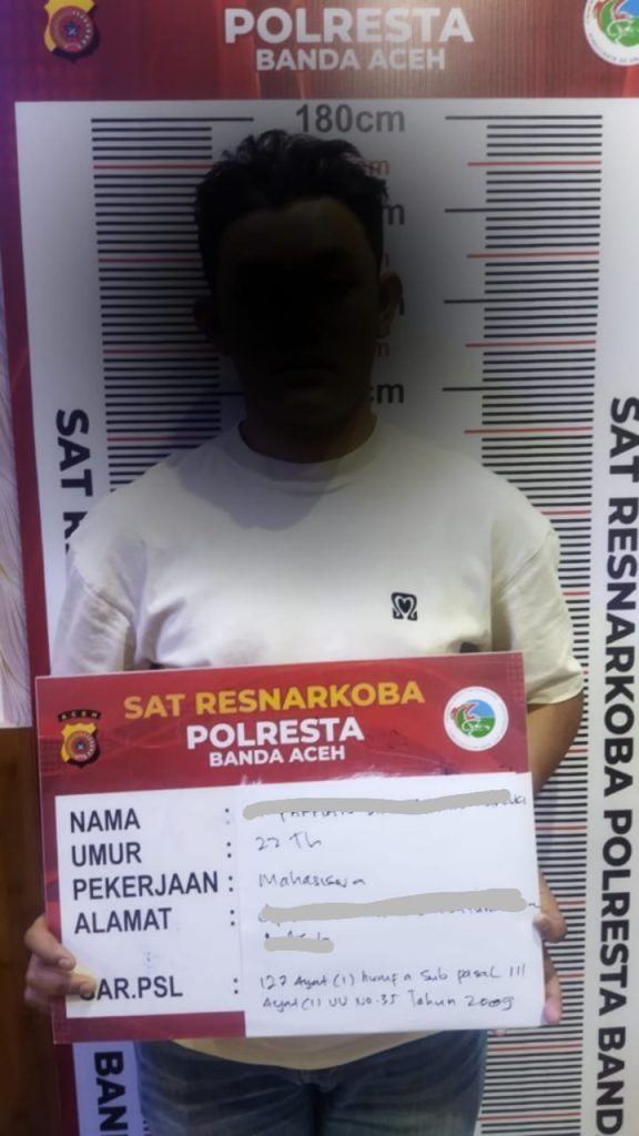 Polisi Aman Mahasiswa Saat Laka Lantas, Kedapatan Bawa Ganja