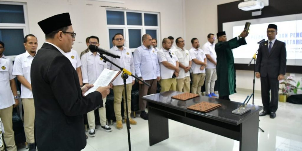 Irawan Pandu Negara Dilantik Sebagai Sekretaris BPMA