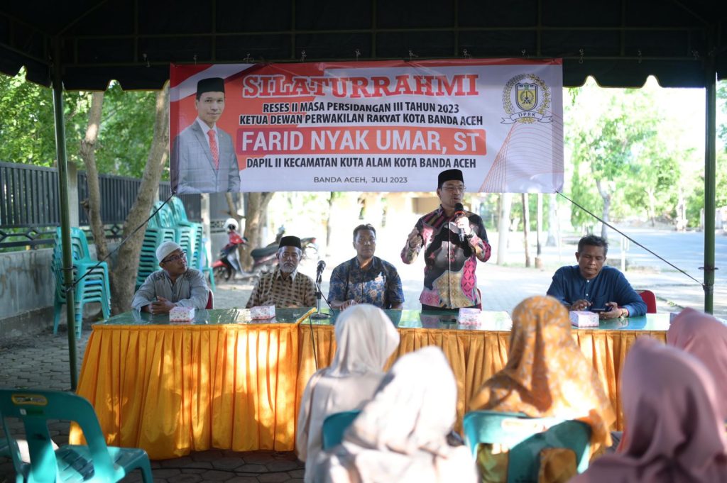 Ketua DPRK Banda Aceh Reses di Kota Baru, Warga Keluhkan Pelanggaran Syariat di Seputaran Stadion Lampineung