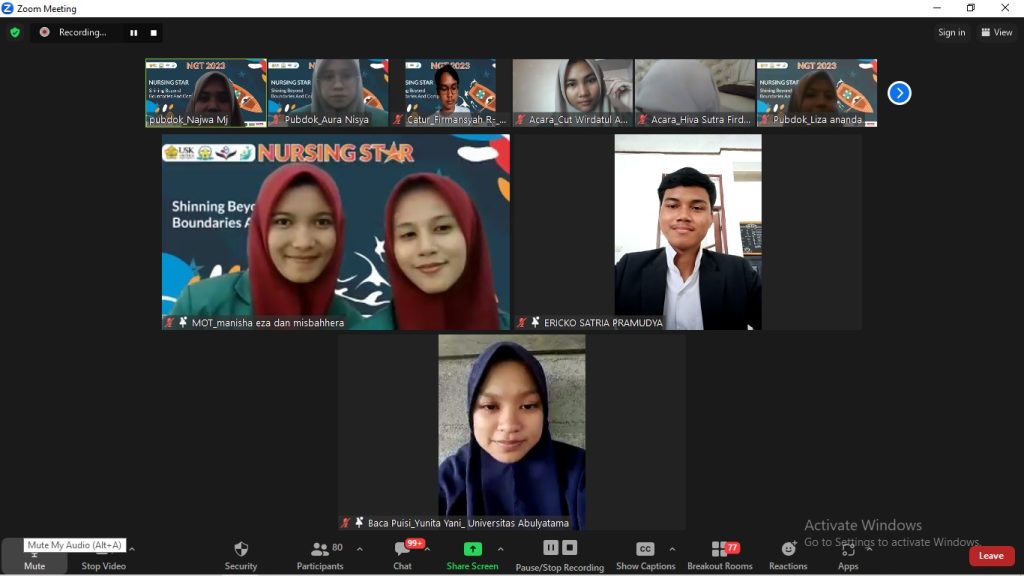 26 Kampus di Indonesia Sukseskan Nursing Got Talent Fkep USK