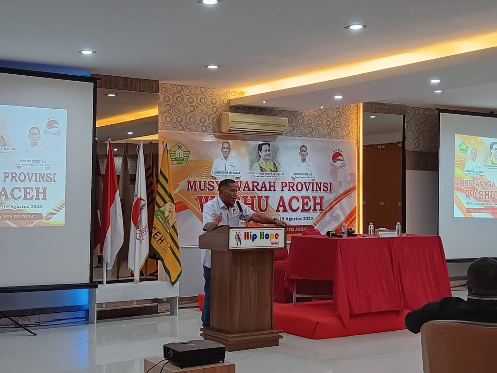 Kennedi Kembali Pimpin Wushu Aceh