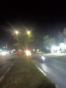 Dishub Aceh Besar Perbaiki Lampu Jalan Mati di Kawasan Meunasah Krueng