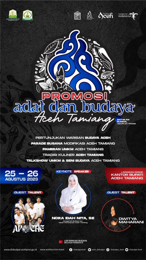 Yuk ke Aceh Tamiang! Ada Event Promosi Adat dan Budaya Lokal 25-26 Agustus