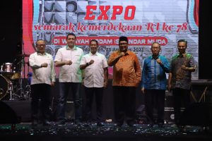 Kapolda Aceh Hadiri Pembukaan Expo Semarak Kemerdekaan RI ke 78