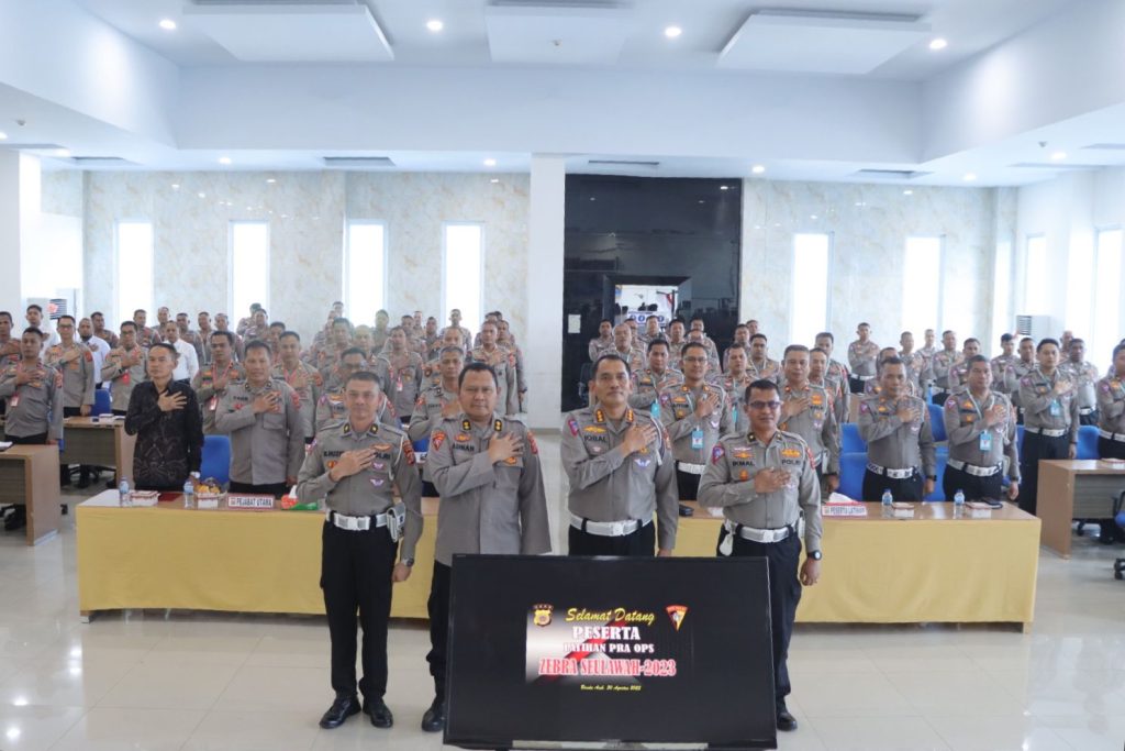 Dirlantas Polda Aceh Buka Latpraops Zebra Seulawah-2023
