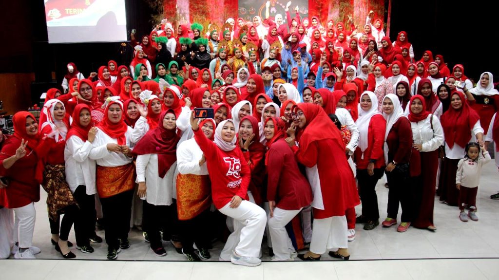 Meriahkan HUT Ke-78 RI, Persit KCK Cabang XXVII Gelar Pagelaran Pentas Seni