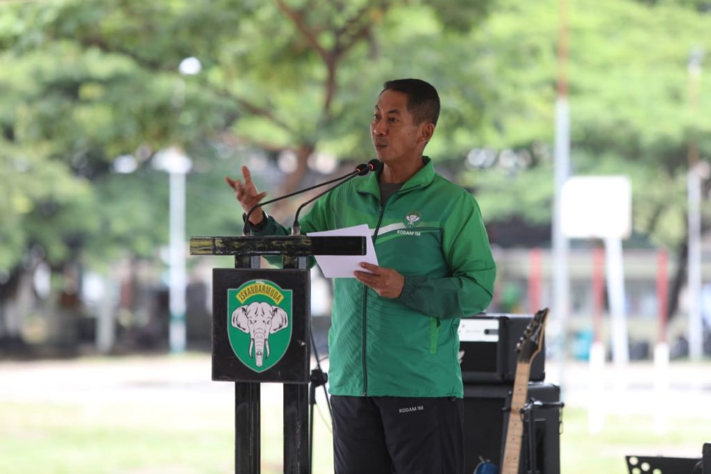 Pangdam IM Lepas Kegiatan “The Rising Tide Resonance” di Blang Padang