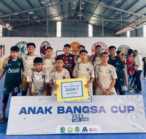 Dayah Darul Quran Aceh Juara Turnamen Futsal Anak Bangsa Cup 2023
