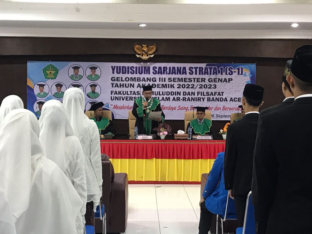 111 Lulusan FUF UIN Ar-Raniry Yudisium, Dekan Minta Berwirausaha