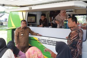 Aceh Besar Operasikan Mobil Perizinan Keliling Gratis