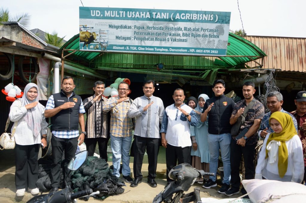Tim KP3 Aceh Besar Lakukan Pengawasan Pupuk dan Pestisida di Darussalam