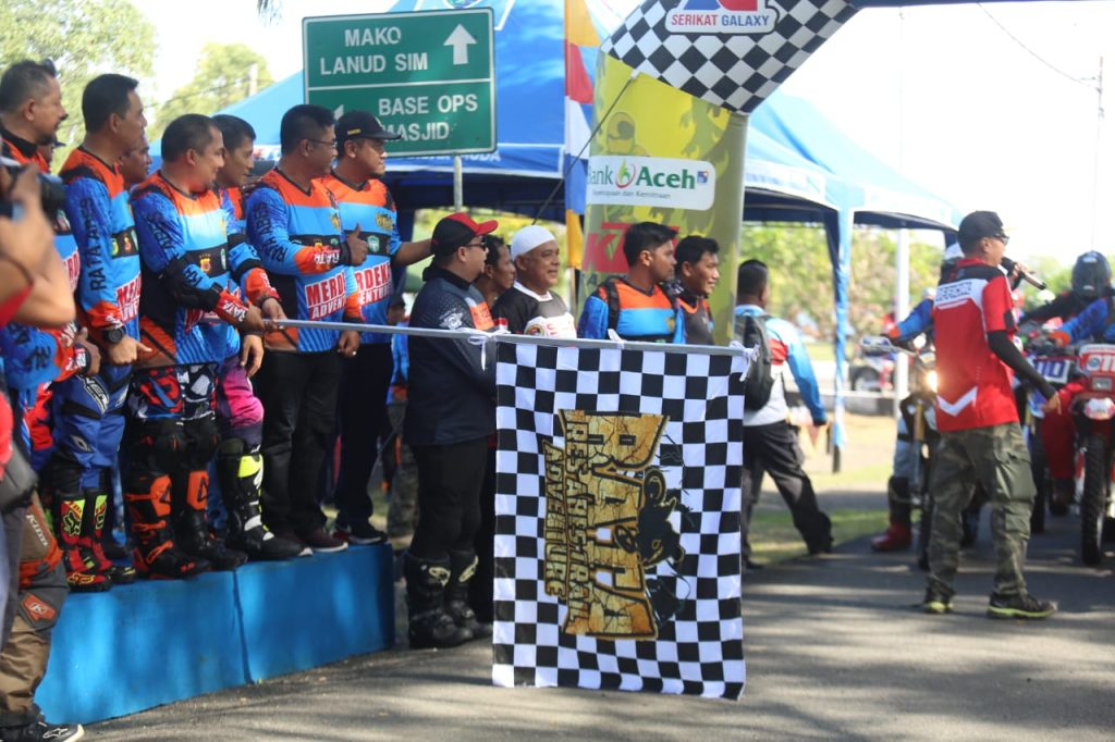 Pj Bupati Aceh Besar Lepas 500 Rider RATA – 5, Hadiah Utama Umrah