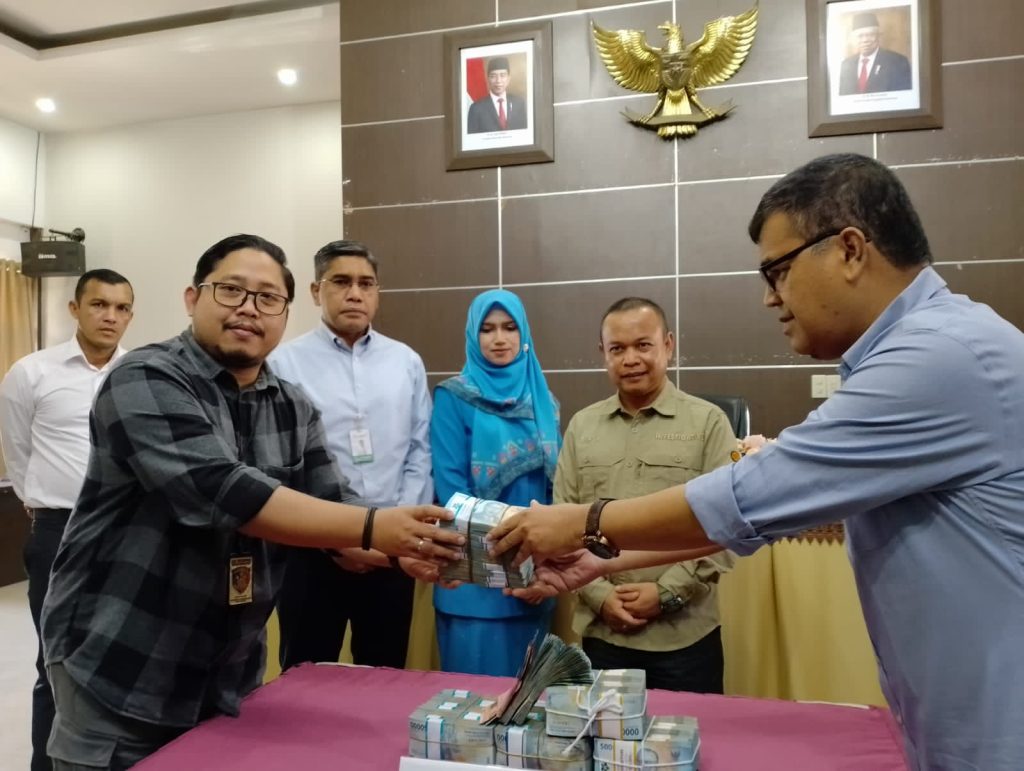 Satreskrim Polresta Banda Aceh Terima Pengembalian Uang Terkait Dugaan Korupsi KKR Aceh