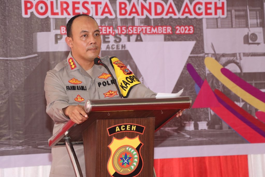 Polresta Banda Aceh Telah Tangani Kasus Pelajar Bawa Sajam