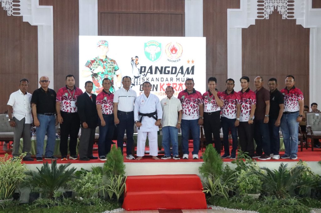 Kabid Humas Polda Aceh Hadiri Pembukaan Pangdam Iskandar Muda Open Karate Championship 2023