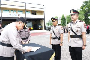 Kapolresta Banda Aceh Lantik Empat Pejabat Baru