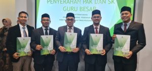 UIN Ar-Raniry Bertambah Lima Guru Besar