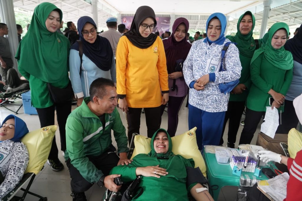 Kodam IM Gelar Bhakti Kesehatan dan Olahraga Bersama HUT Ke 78 TNI