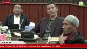 DPRA Setujui dan Tetapkan Zulfadli Sebagai Ketua DPRA Sisa Jabatan 2019-2024