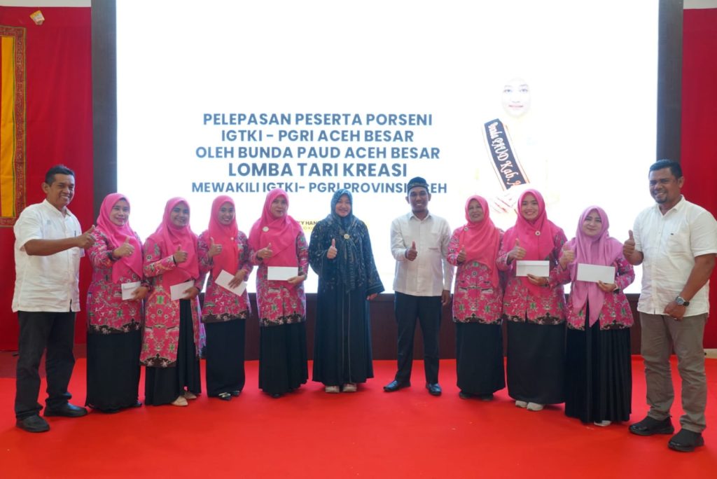 Tari Kreasi IGTKI-PGRI Aceh Besar Wakili Aceh Ke Porseni Nasional