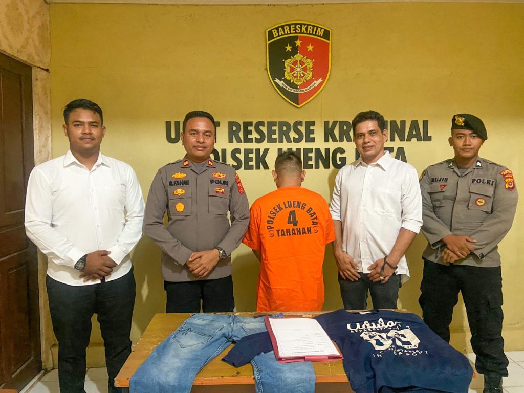 Polisi Tangkap Pencuri Kotak Amal Masjid Jamik Lueng Bata