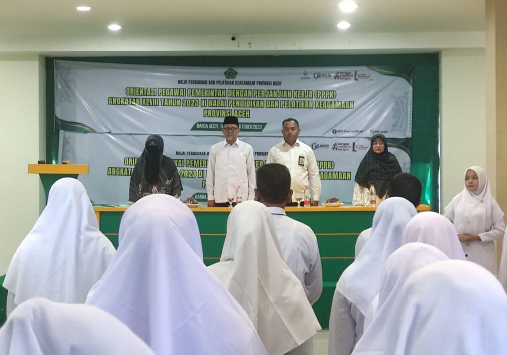 Tingkatkan Kompetensi, 320 PPPK Kemenag Aceh Besar Ikut Orientasi