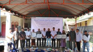 PT PEMA Salurkan 5 Unit Rumah Bantuan CSR Perusahaan di Aceh Utara