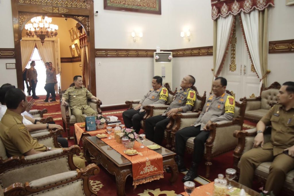 Pj Gubernur Aceh Sambut Kunker Kapolda Aceh