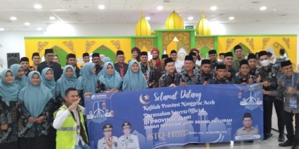 Tiba di Jambi, Kafilah STQH Aceh Siap Tampilkan yang Terbaik