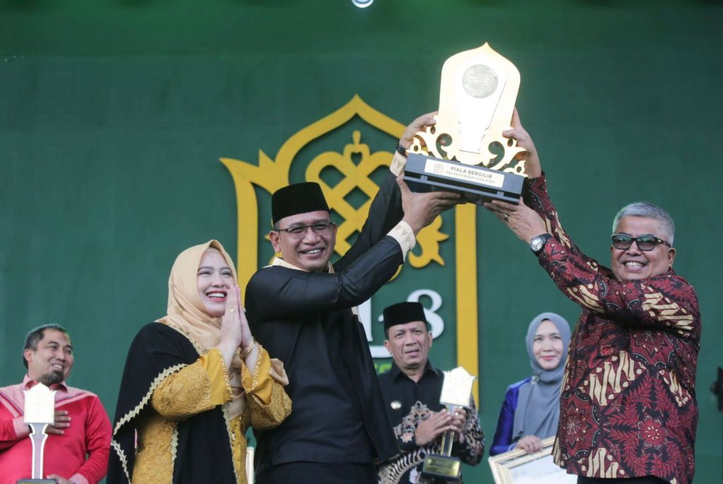 Aceh Selatan Dinobatkan sebagai Juara Umum PKA-8