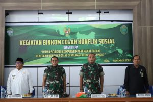 Waas Intel Kasad Gelar Pembinaan Komunikasi Cegah Konflik Sosial