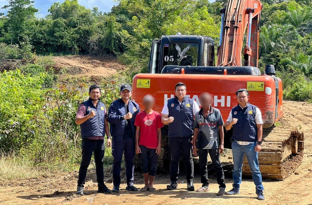 Subdit Tipidter Polda Aceh Amankan Pelaku Illegal Mining di Pidie