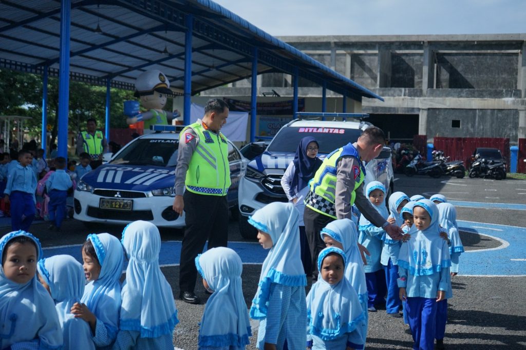 Ditlantas Polda Aceh Sosialisasi Pendidikan Lalu Lintas untuk Anak Usia Dini