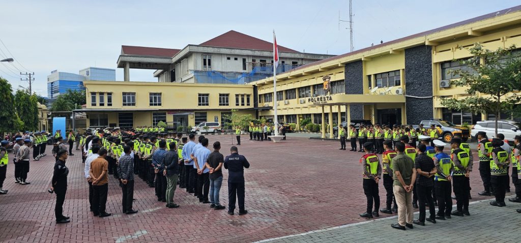 Polresta Banda Aceh Gelar Apel Kesiapan Pengamanan Pemilu Tahapan Kampanye