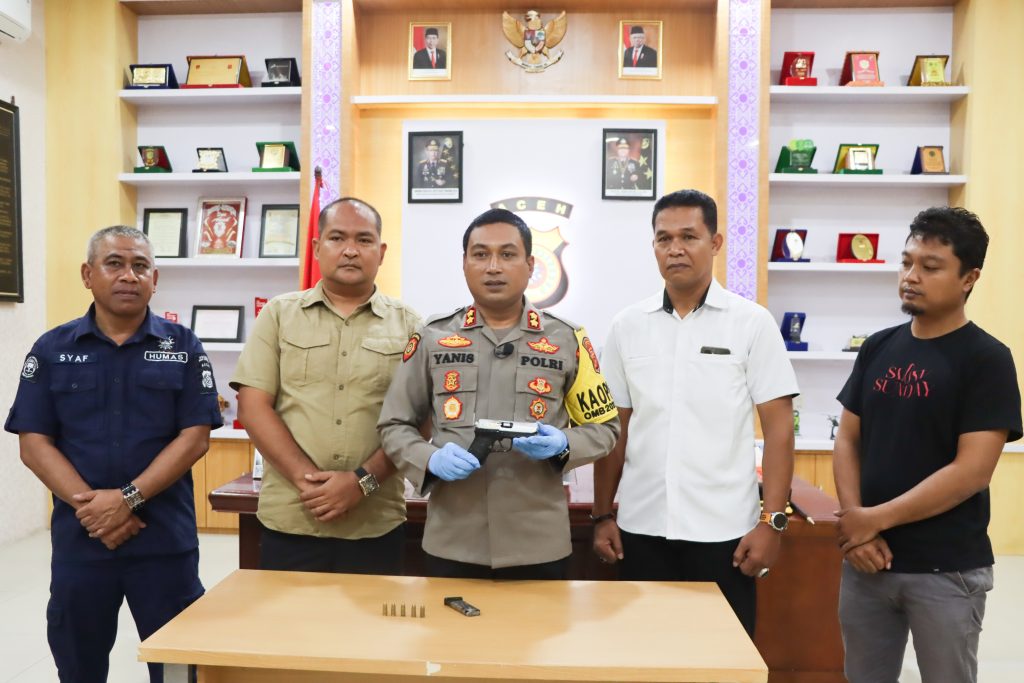 Polisi Terima Satu Pucuk Senjata Api Rakitan dari Masyarakat