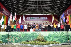 Banda Aceh Gelar Ikrar Pemilu Damai, Diwarnai Zikir dan Doa Bersama