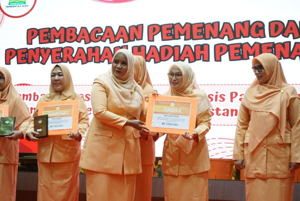Aceh Besar Raih Juara II Lomba Memasak HUT DWP ke -24