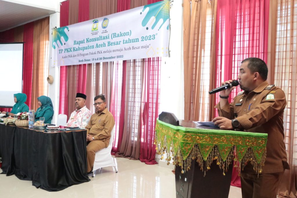 Pj Bupati Iswanto Buka Rakon TP-PKK Aceh Besar 2023, Ini Pesannya
