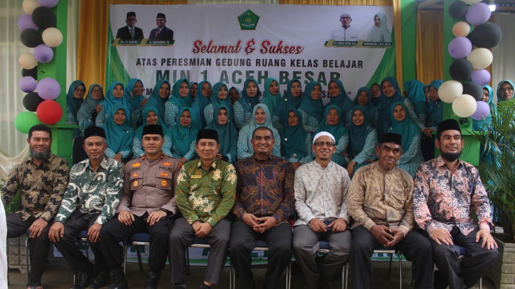 MIN 1 Aceh Besar di Indrapuri Diresmikan
