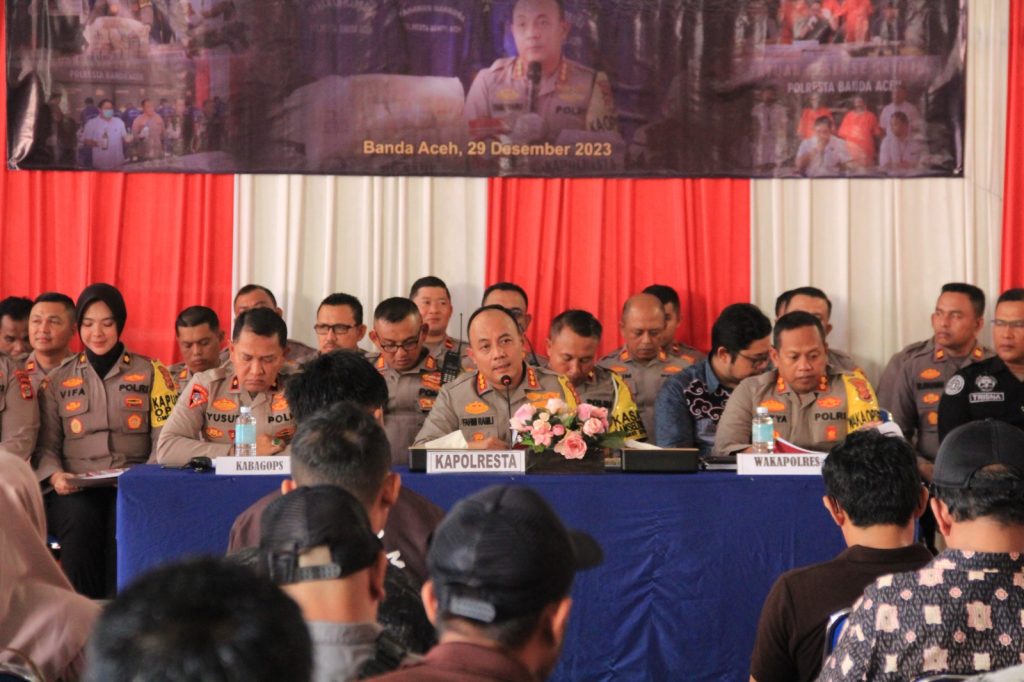 Kasus Pelanggaran di Polresta Banda Aceh Menurun pada tahun 2023
