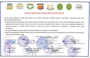 Forkopimda Aceh Besar Larang Kegiatan Bertentangan Syariat di Malam Tahun Baru