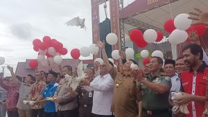 Penjabat Gubernur dan Forkopimda Hadiri Deklarasi Kampanye Pemilu Damai Aceh