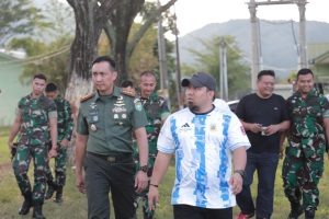 Dandim 0101/KBA dan Pj Bupati Aceh Besar Tinjau Kebun Jagung Yonif 112/DJ