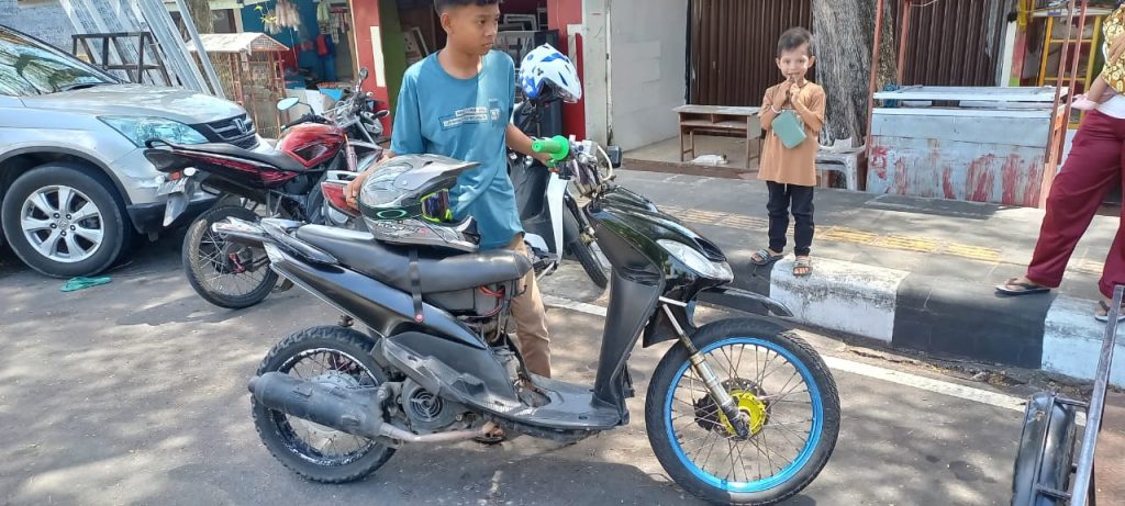 Satlantas Polres Sabang Gelar Razia Sepeda Motor Berknalpot Brong
