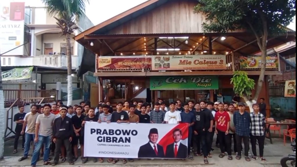 Sejumlah Komunitas Mahasiswa dan Pemuda Aceh Deklarasi Dukung Prabowo-Gibran di Pilpres 2024
