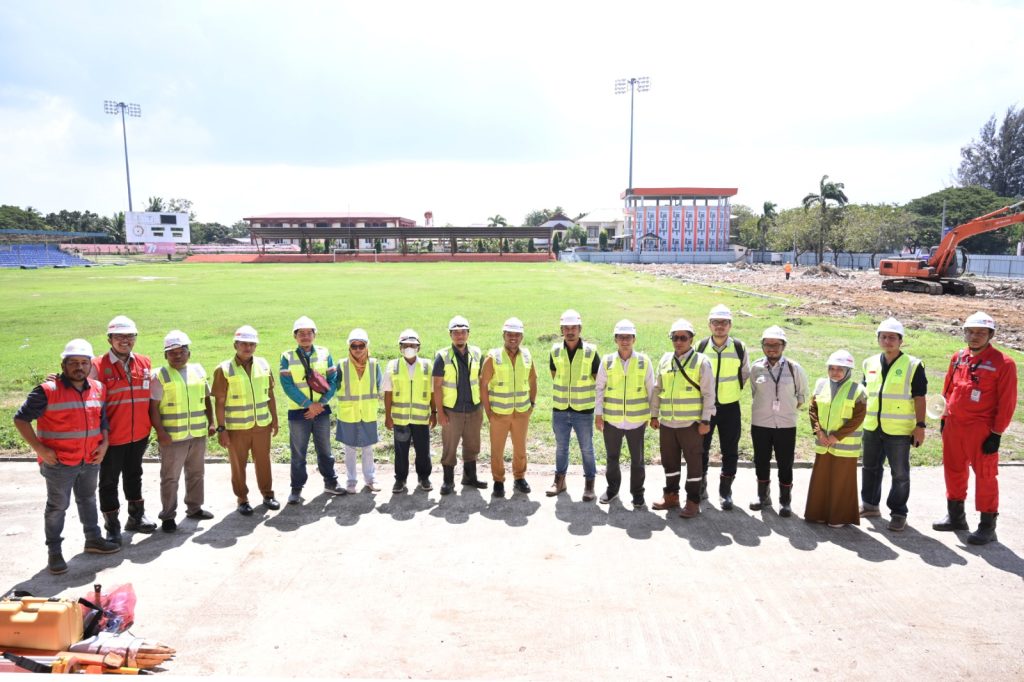 Komisi III DPRK Banda Aceh Tinjau Renovasi Stadion H Dimurthala
