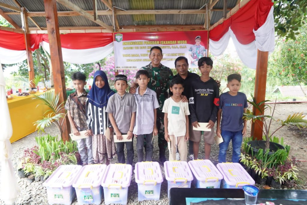 Pesan Damai Pangdam IM saat Anjangsana dengan Warga Simpang Beutong Pidie