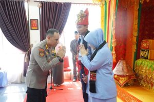 Dirsamapta Polda Aceh Sambut Kedatangan Danlanud SIM yang Baru